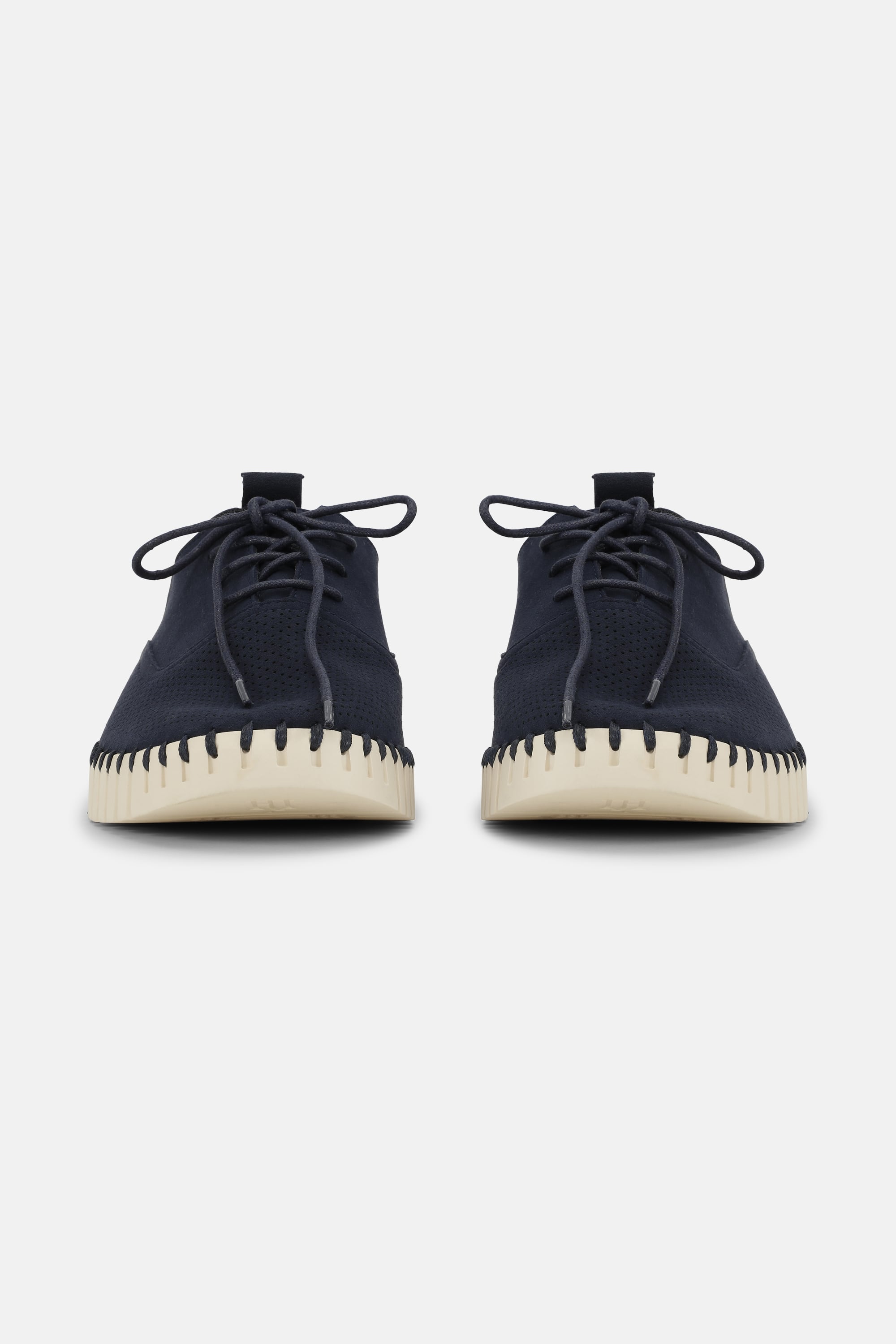 Herresko Med Lisser - Dark Indigo Pearled Ivory